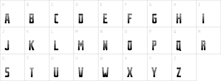 Uppercase characters