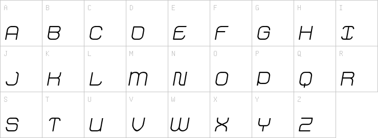 Uppercase characters