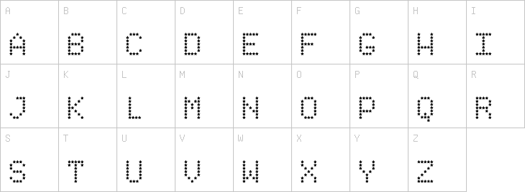 Uppercase characters