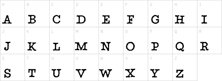 Uppercase characters