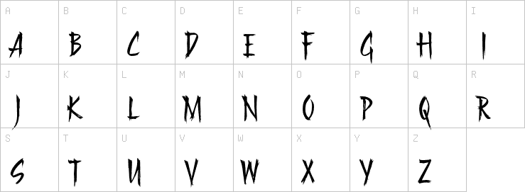 Uppercase characters