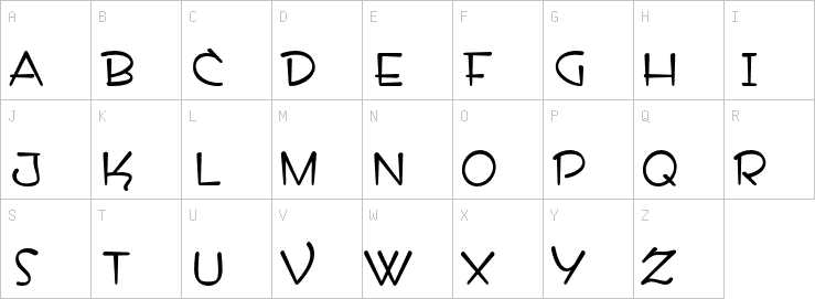 Uppercase characters