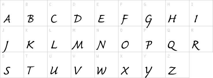 Uppercase characters