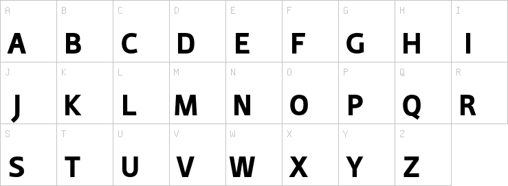 Uppercase characters