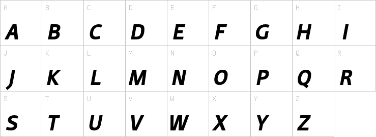Uppercase characters