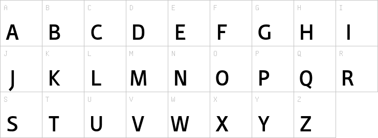 Uppercase characters