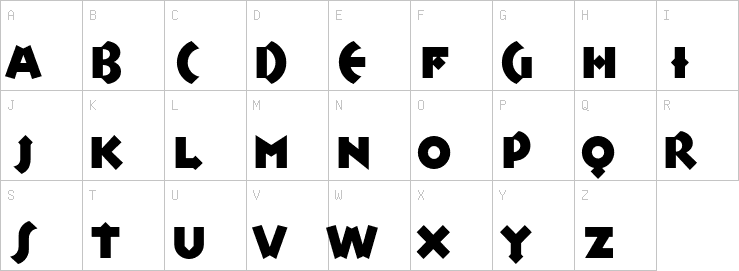 Uppercase characters