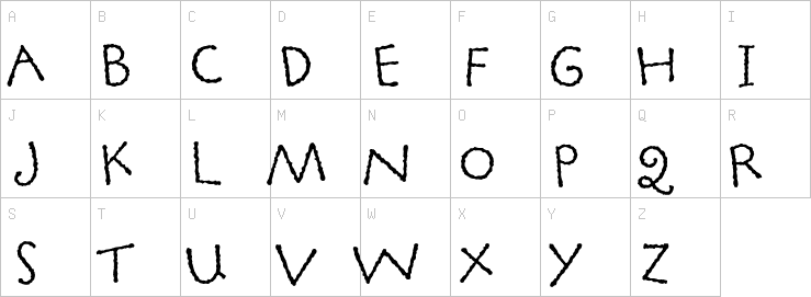 Uppercase characters