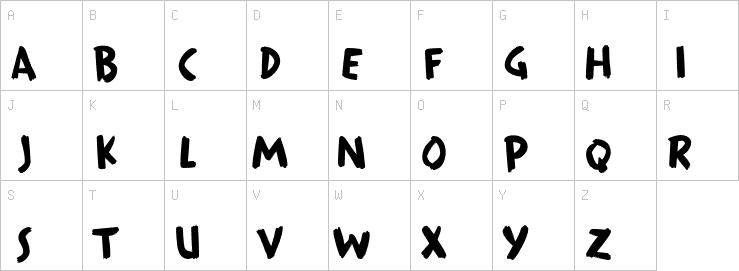 Uppercase characters