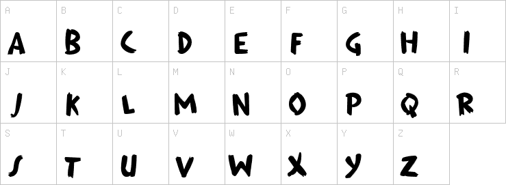 Uppercase characters