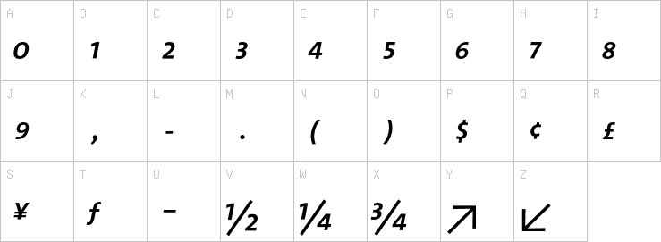 Uppercase characters