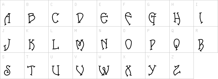 Uppercase characters