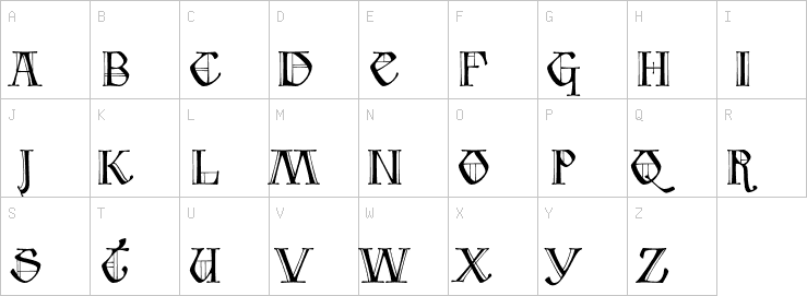 Uppercase characters