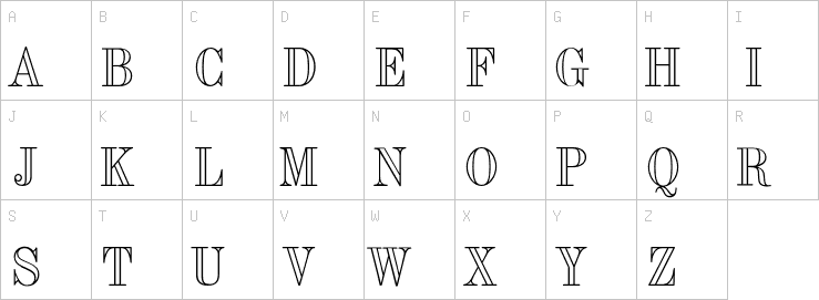 Uppercase characters