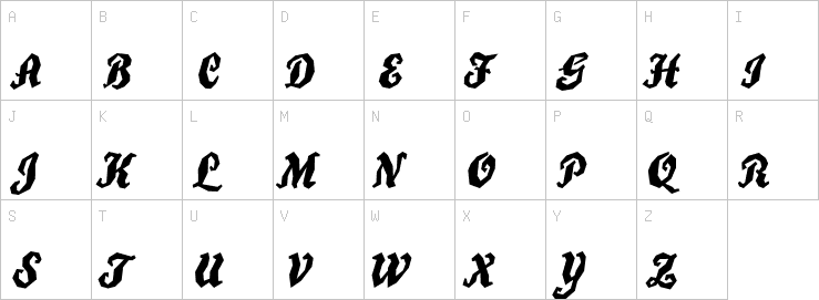 Uppercase characters