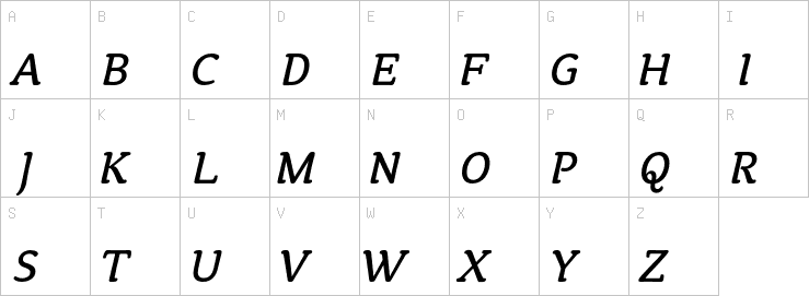 Uppercase characters