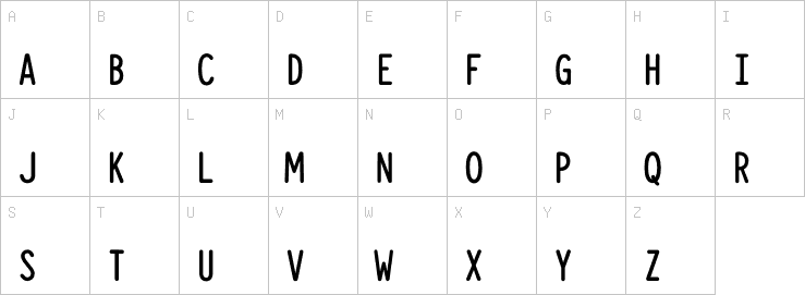 Uppercase characters