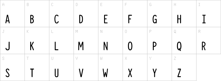 Uppercase characters