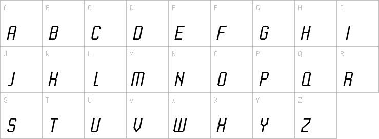 Uppercase characters