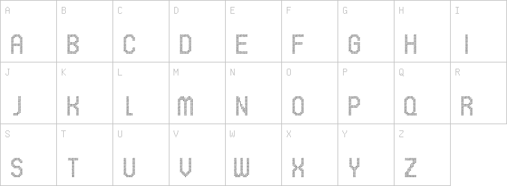 Uppercase characters