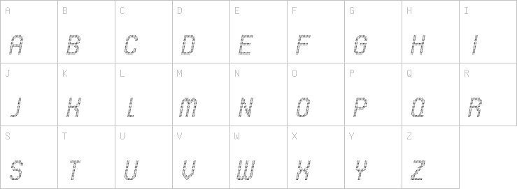 Uppercase characters