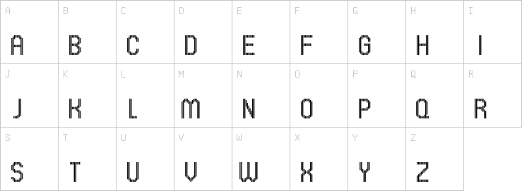 Uppercase characters