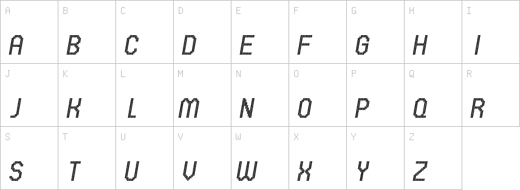 Uppercase characters