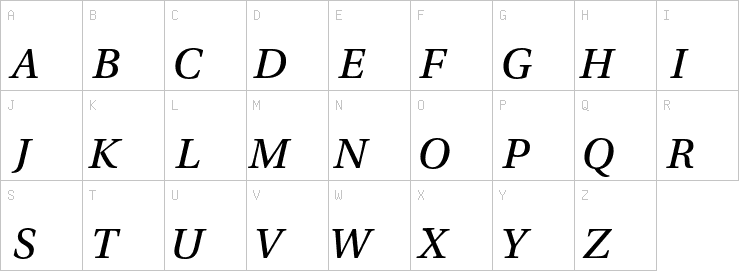 Uppercase characters