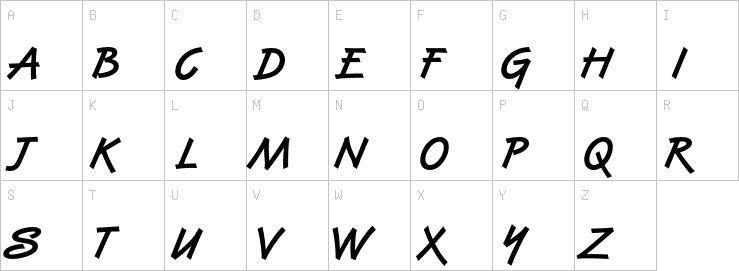 Uppercase characters