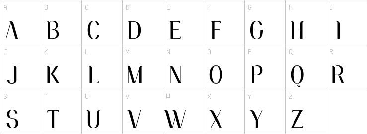 Uppercase characters
