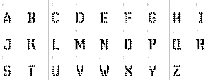 Uppercase characters