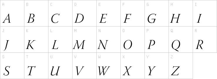 Uppercase characters