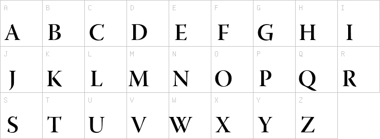 Uppercase characters