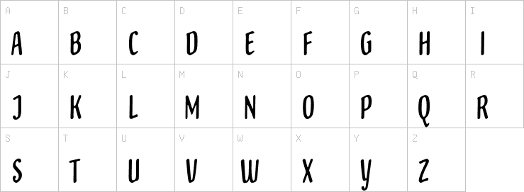 Uppercase characters