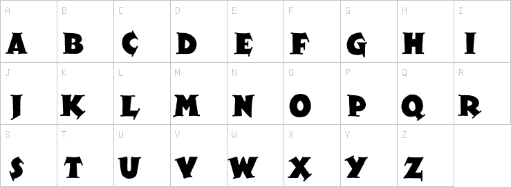 Uppercase characters
