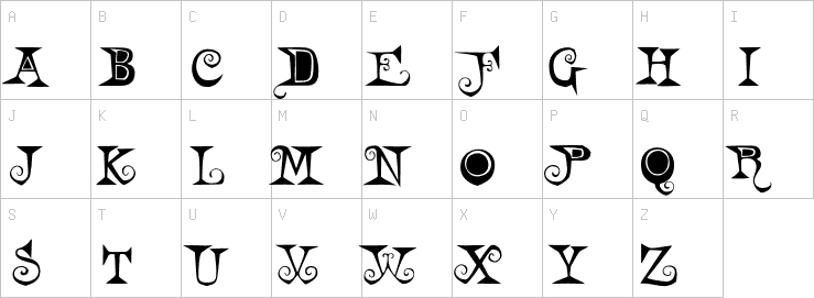 Uppercase characters