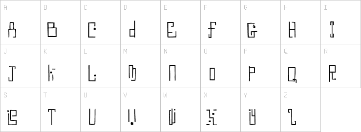 Uppercase characters