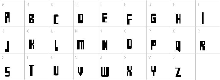 Uppercase characters
