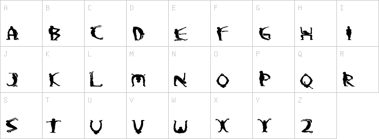 Uppercase characters