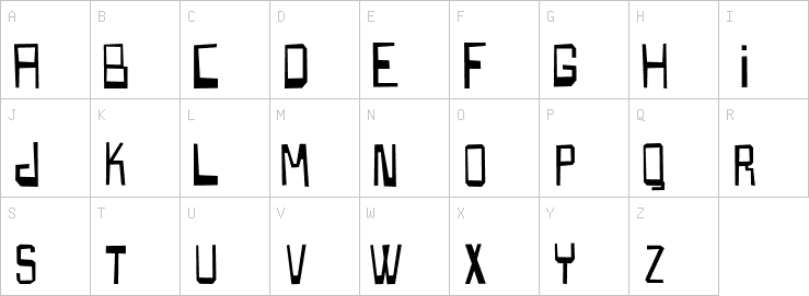 Uppercase characters