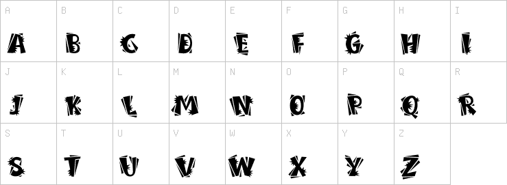 Uppercase characters