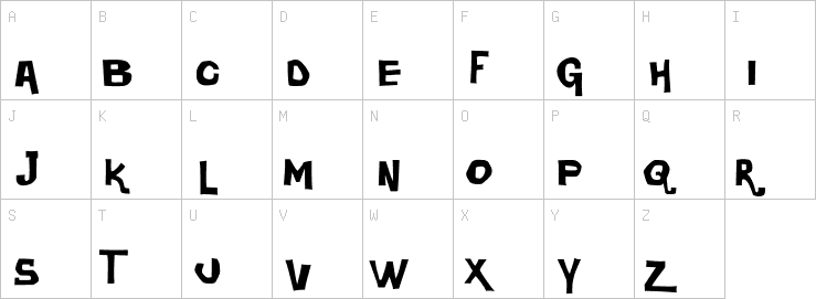 Uppercase characters