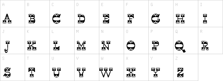 Uppercase characters