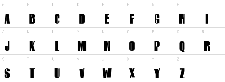 Uppercase characters