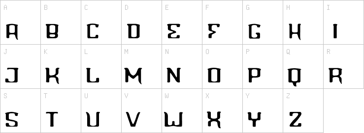 Uppercase characters
