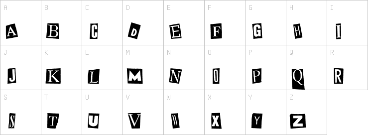 Uppercase characters