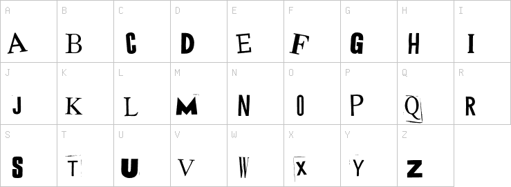 Uppercase characters