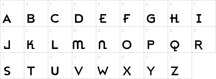 Uppercase characters