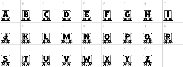 Uppercase characters