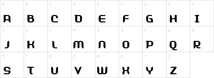 Uppercase characters